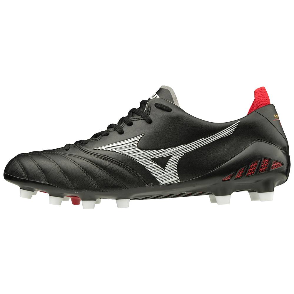 Mizuno Morelia Neo III Made in Japan Női Focicipő Fekete/Fehér ZGP063814